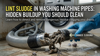 Lint Sludge in Washing Machine Pipes: Hidden Buildup You Should Clean
