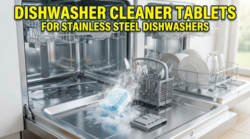 Dishwasher Cleaner Tablets for Stainless Steel Dishwashers: What to Know