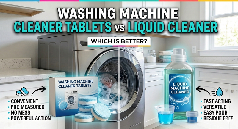 Washing Machine Cleaner Tablets vs Liquid Cleaner: Which Cleans Better?