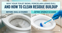 Why Your Toilet Bowl Porcelain Looks Dull and How to Clean Residue Buildup