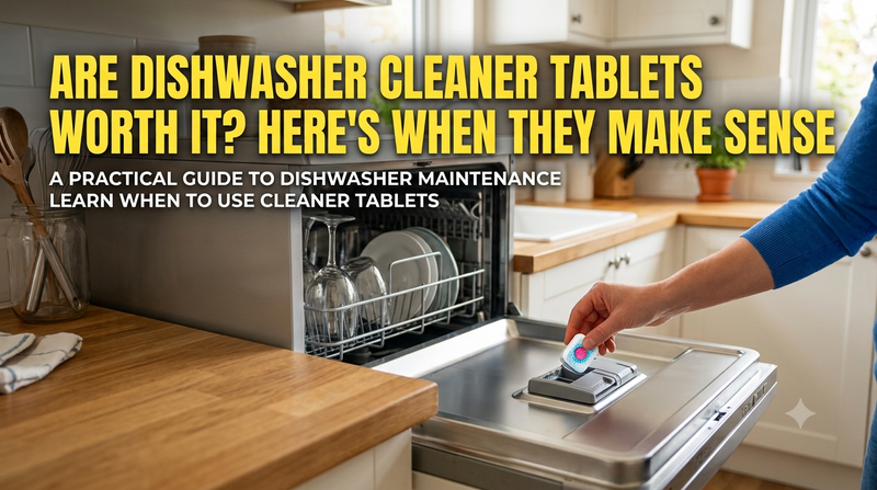 Are Dishwasher Cleaner Tablets Worth It? Here's When They Make Sense