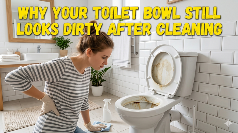 Why Your Toilet Bowl Still Looks Dirty After Cleaning