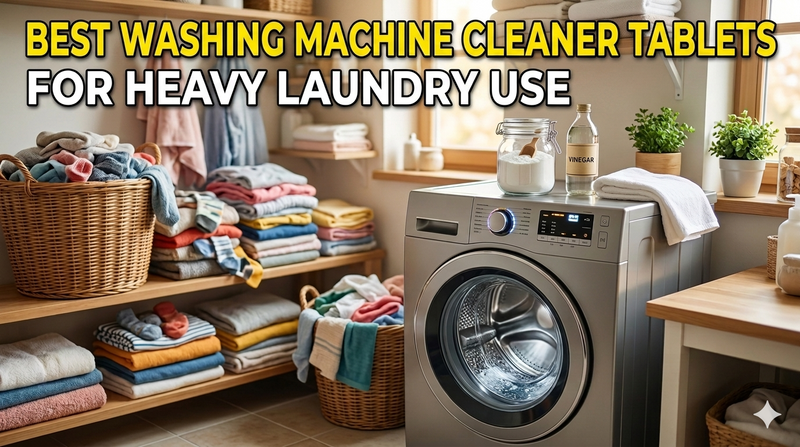 Best Washing Machine Cleaner Tablets for Heavy Laundry Use