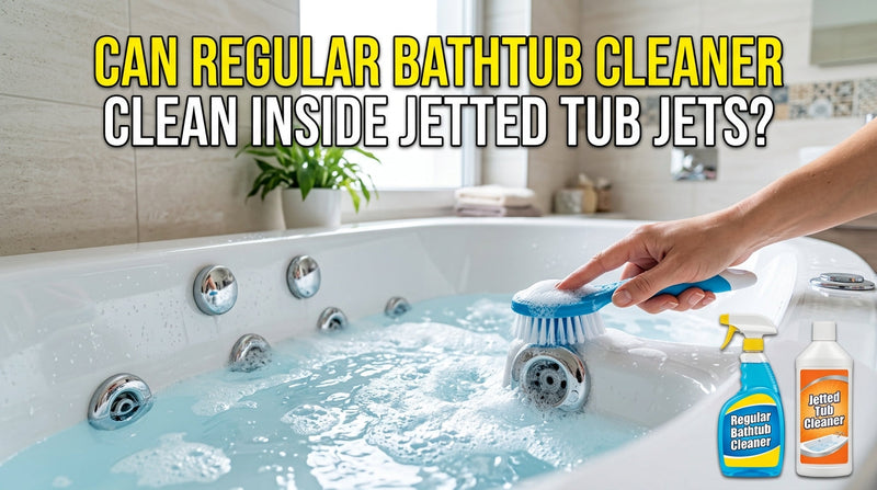 Can Regular Bathtub Cleaner Clean Inside Jetted Tub Jets?