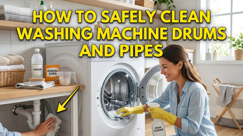 How to Safely Clean Washing Machine Drums and Pipes: A Complete Guide