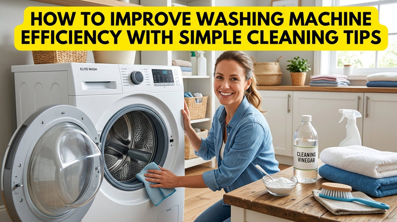 How to Improve Washing Machine Efficiency with Simple Cleaning Tips
