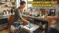 Dishwasher Cleaner Tablets for Busy Kitchens: A Simple Drop-In Cleaning Routine