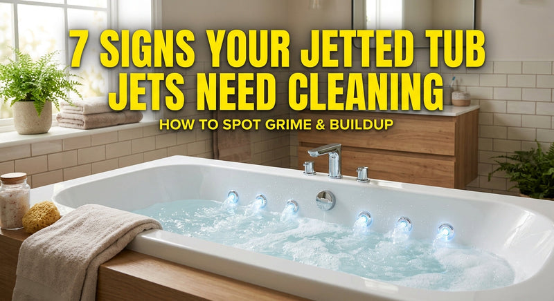 7 Signs Your Jetted Tub Jets Need Cleaning