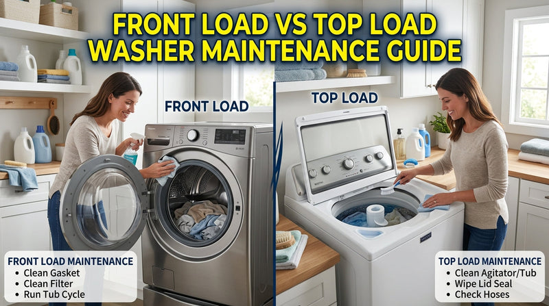 Front Load vs Top Load Washer Maintenance Guide | True Fresh