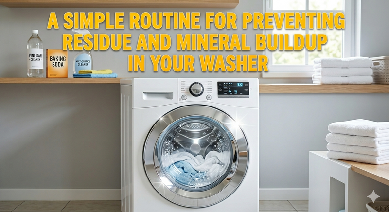 A Simple Routine for Preventing Residue and Mineral Buildup in Your Washer