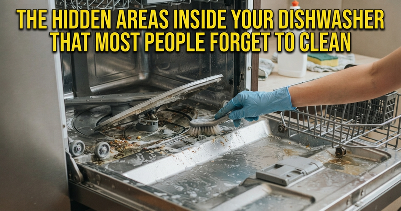 The Hidden Areas Inside Your Dishwasher That Most People Forget to Clean