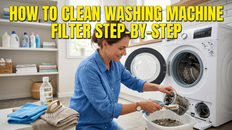 How to Clean Washing Machine Filter Step-by-Step