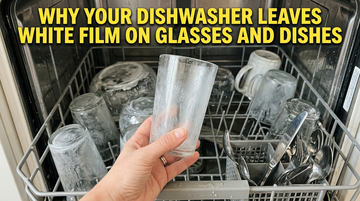 Why Your Dishwasher Leaves White Film on Glasses and Dishes