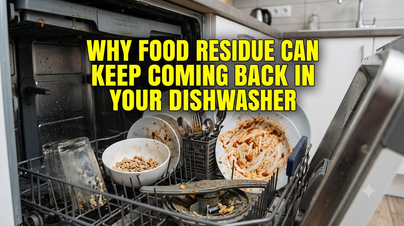 Why Food Residue Keeps Coming Back in Your Dishwasher | True Fresh