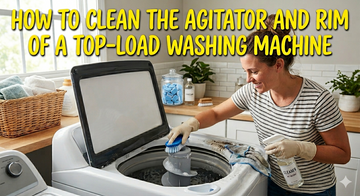 How to Clean the Agitator and Rim of a Top-Load Washing Machine