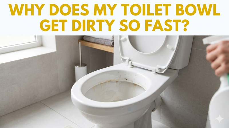 Why Does My Toilet Bowl Get Dirty So Fast?