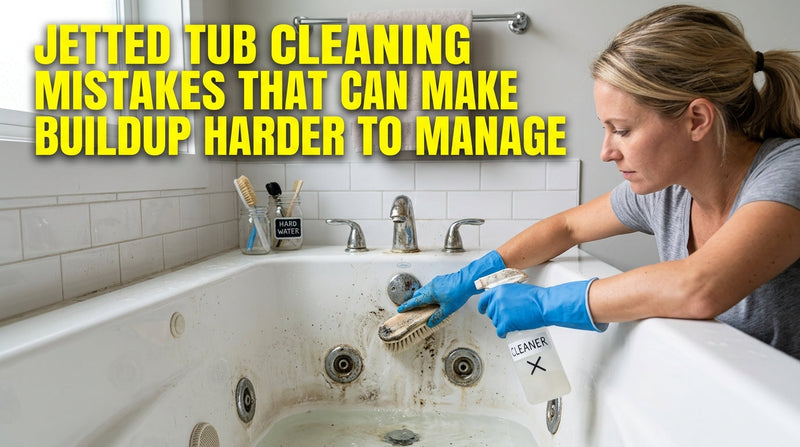 Jetted Tub Cleaning Mistakes That Can Make Buildup Harder to Manage