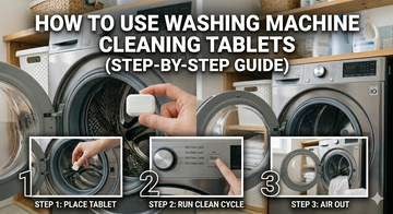How to Use Washing Machine Cleaning Tablets