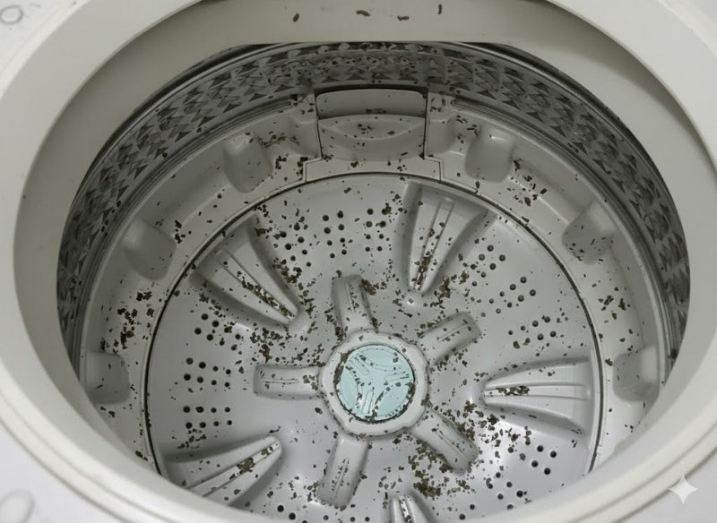 How to Remove Brown Flakes from Washing Machine