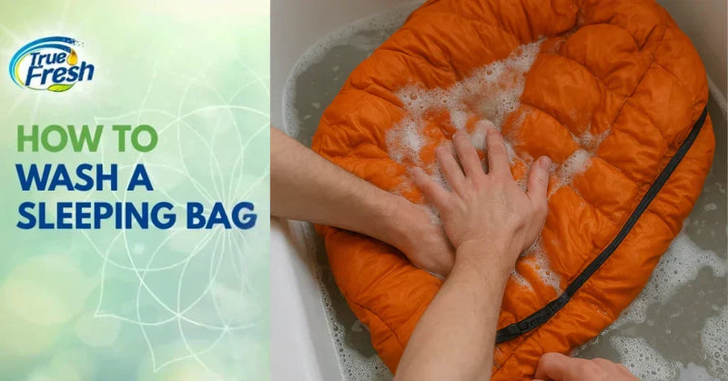 How to wash a sleeping bag