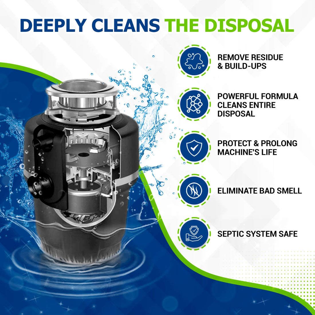 True Fresh Foaming Garbage Disposal Cleaner Tablets 24 Pack