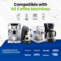 compatible with all coffee machine cleaning tablets