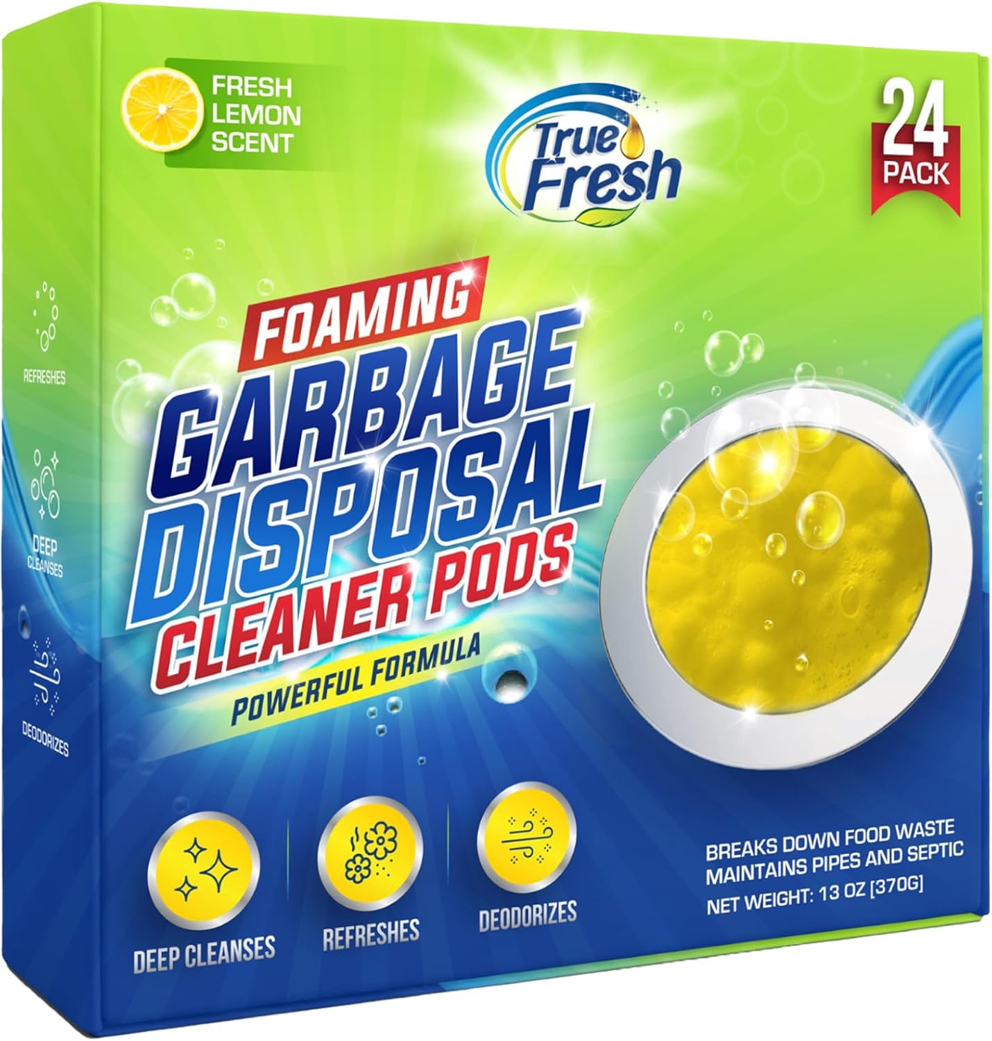garbage disposal cleaner pods tablets