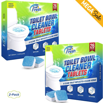pack of 2 toilet bowl cleaner tablet
