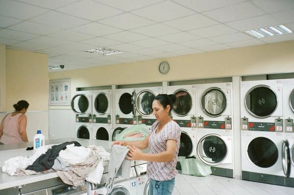 Women doing laundry