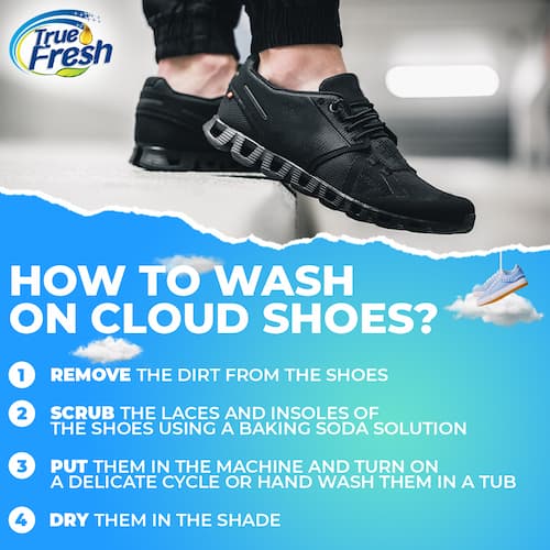 wash on cloud shoes