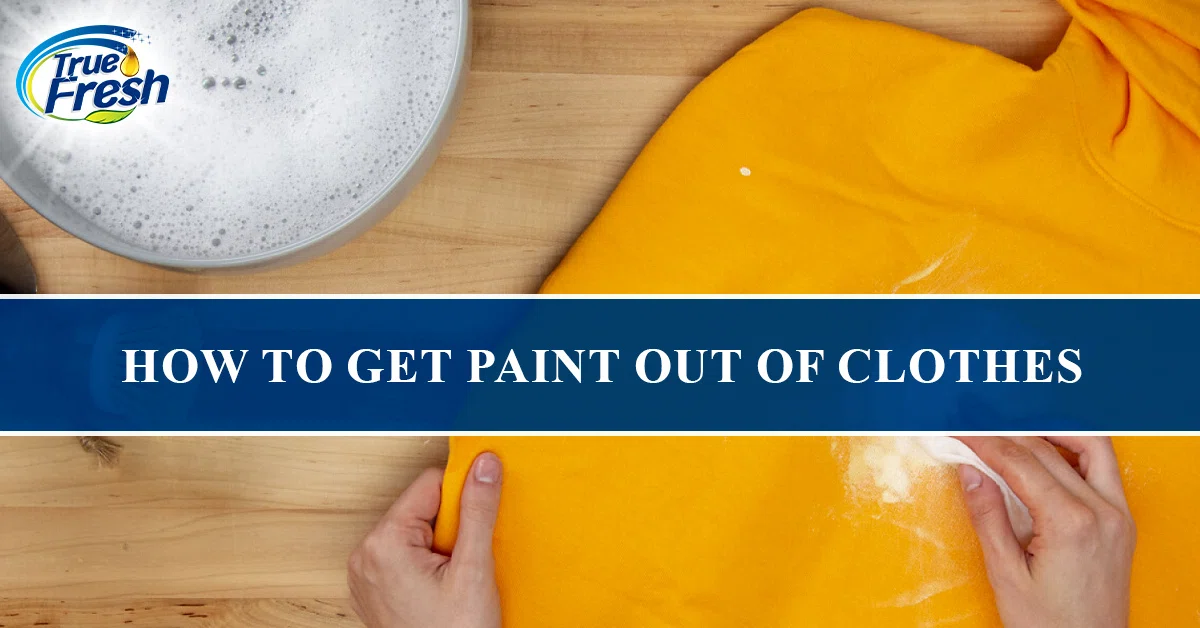 get paint out of clothes