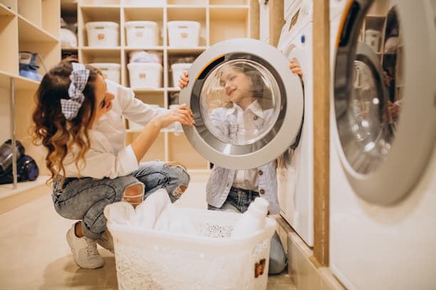 Placing-the-Shoes-in-the-Washer